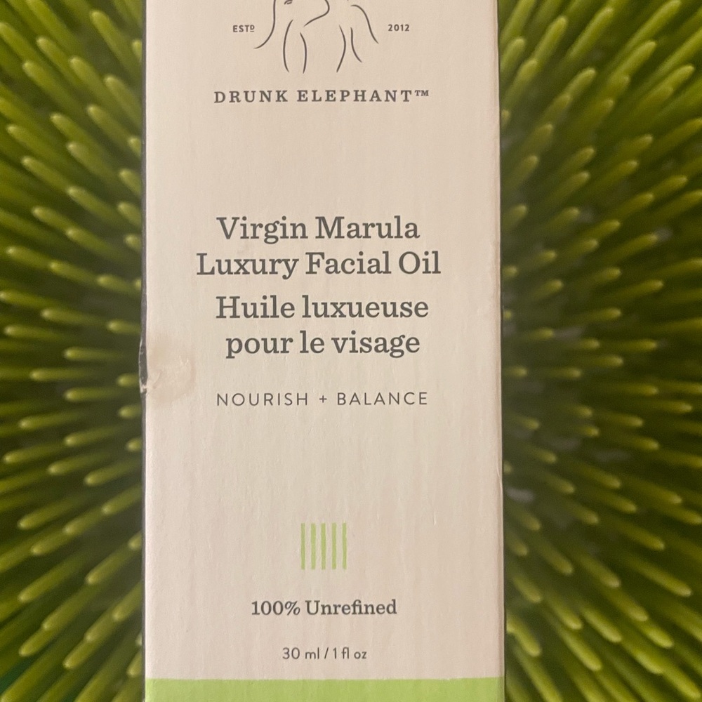 DRUNK ELEPHANT *Virgin Marula Oil BNWT 30mL(larger size)